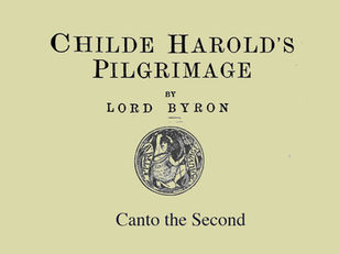 Childe Harold's Pilgrimage by Lord Byron: Canto the Second