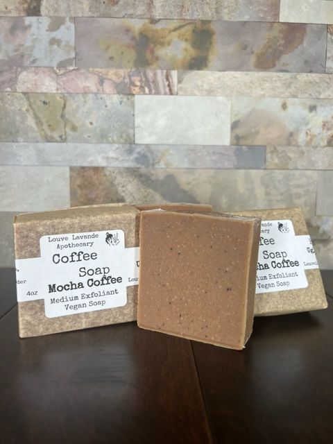 Coffee Soap-Mocha w/Coffee Grounds