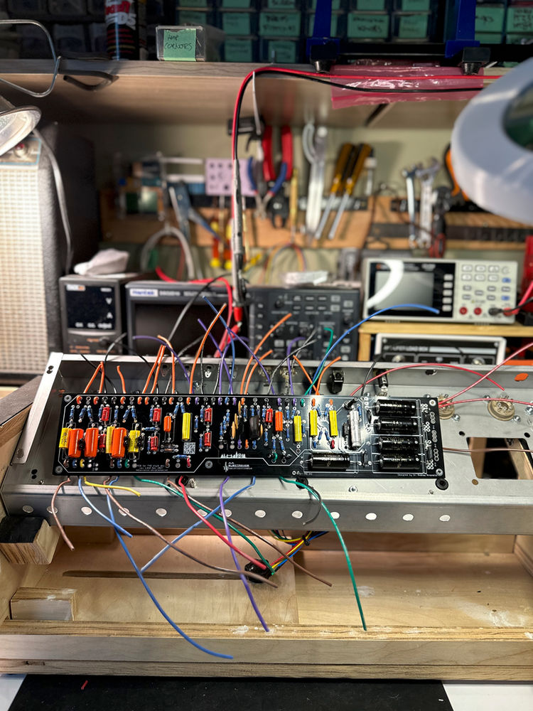 Deluxe Reverb Build Progress | AA Electronics PCB