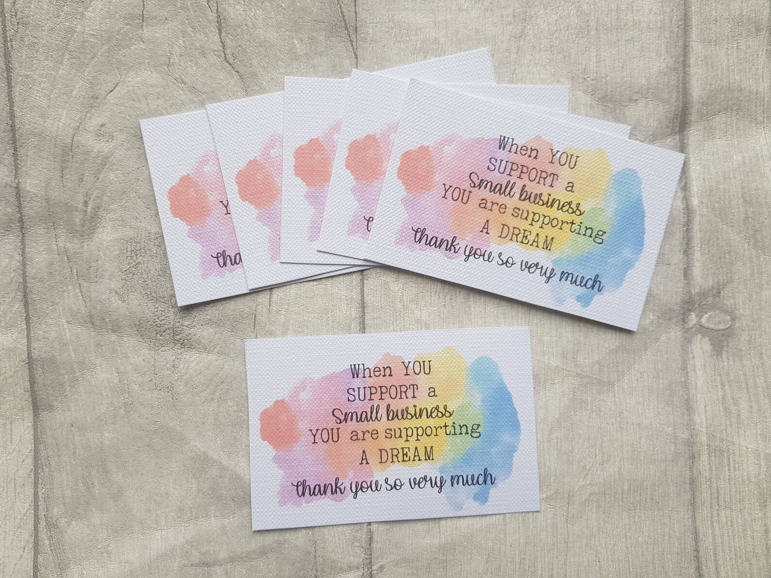 Custom Thank You Card to add to orders for small businesses