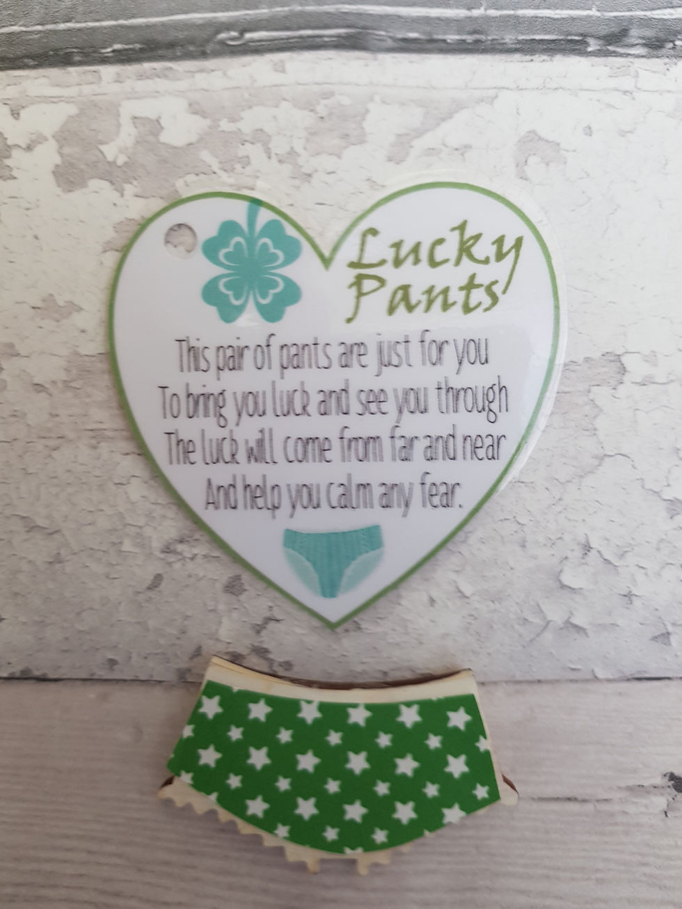 Thumbnail: Lucky Pants - Lucky Charm - Anxiety Aid - Good Luck Charm - Exam Gift