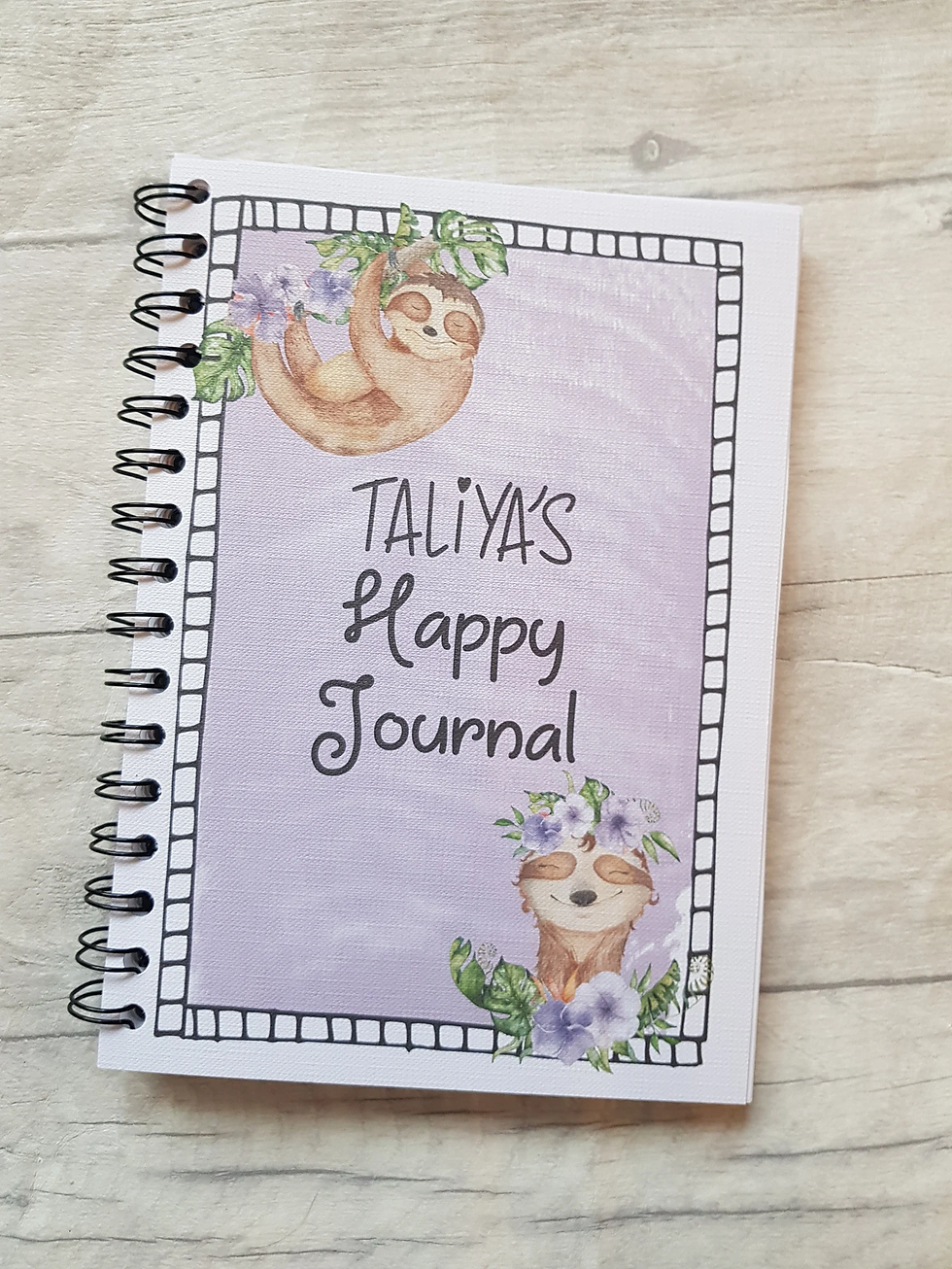 Happiness Journal - Anxiety Journal - Notebook - Mindfulness Journal - Gratitude