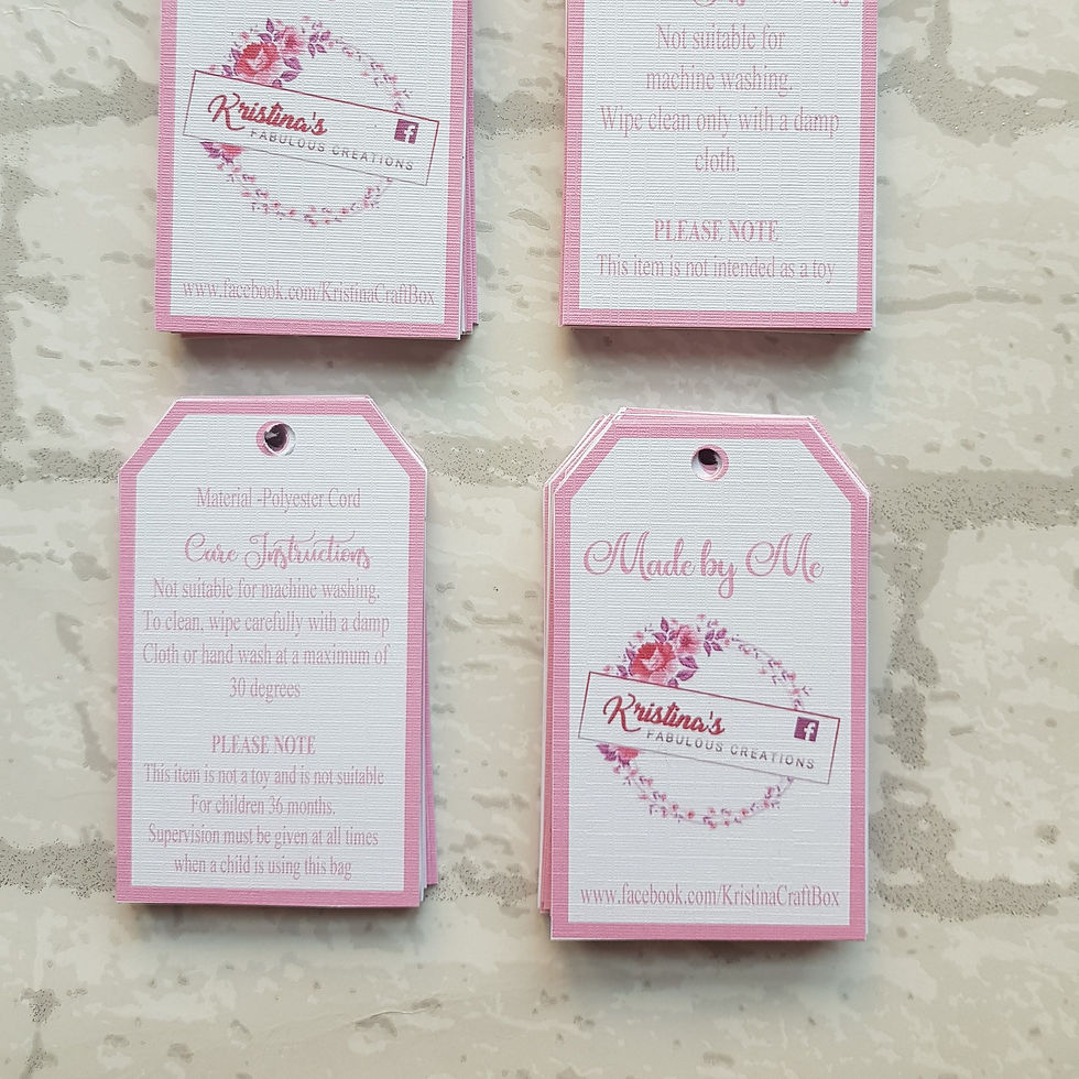 Standard Personalised Tags