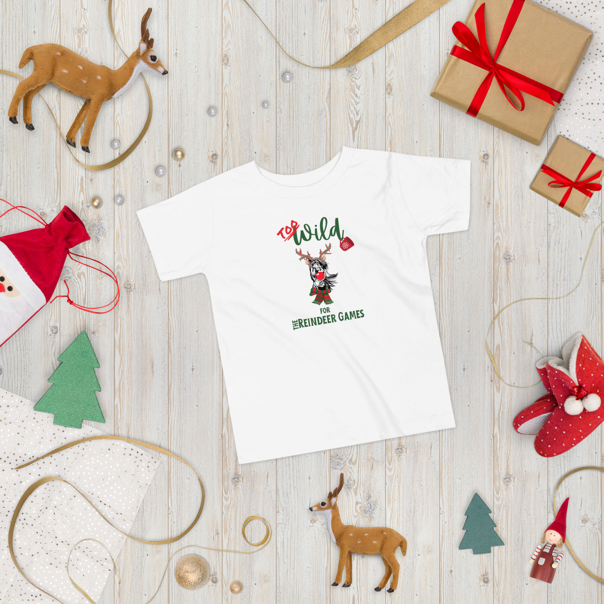 Reindeer Games Toddler Short Sleeve Tee