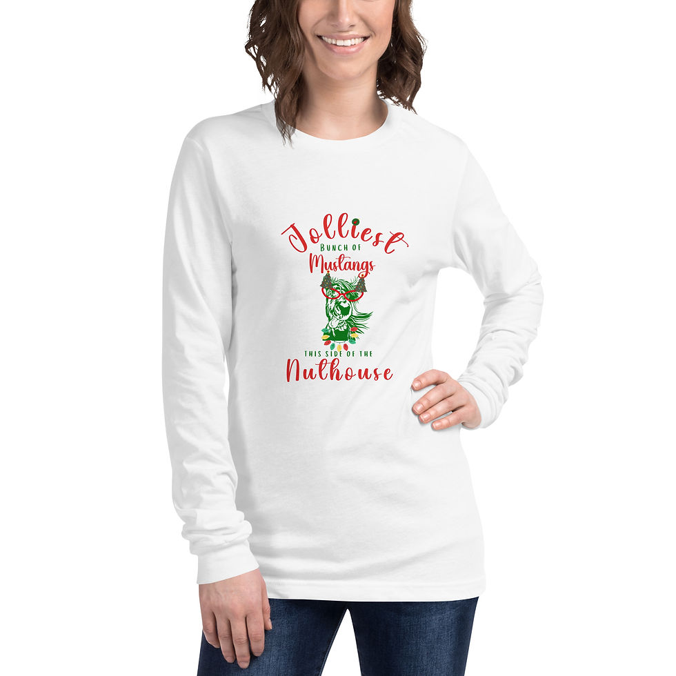 Thumbnail: Jolliest Bunch of Mustangs Long Sleeve Tee
