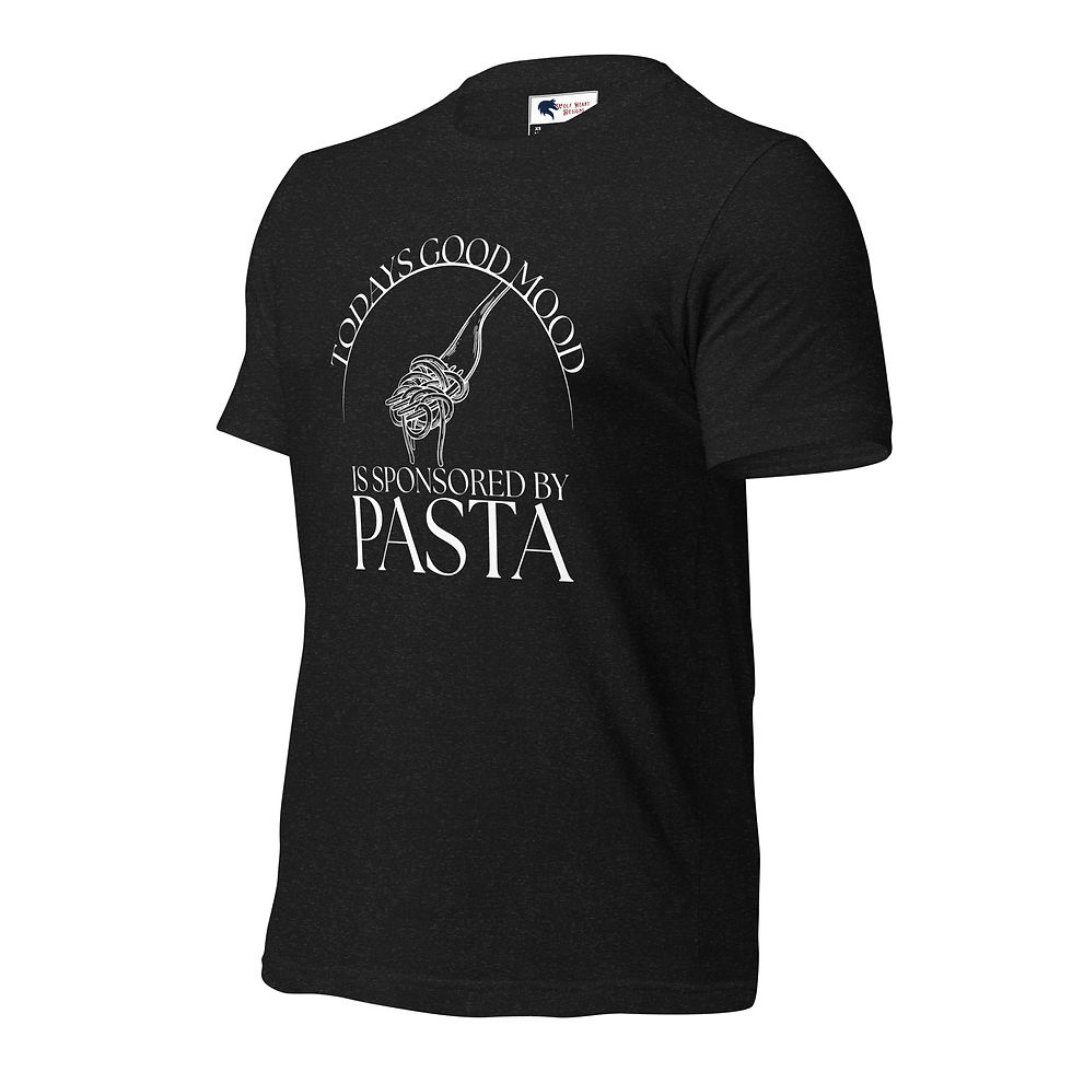 Thumbnail: Today’s Good Mood Sponsored by Pasta – Bella & Canvas Unisex Staple T-Shirt