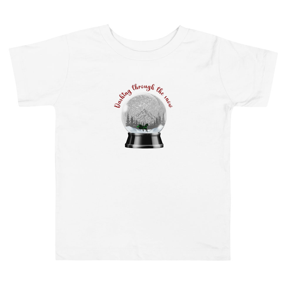 Thumbnail: Dashing through the Snow Toddler Short Sleeve Tee