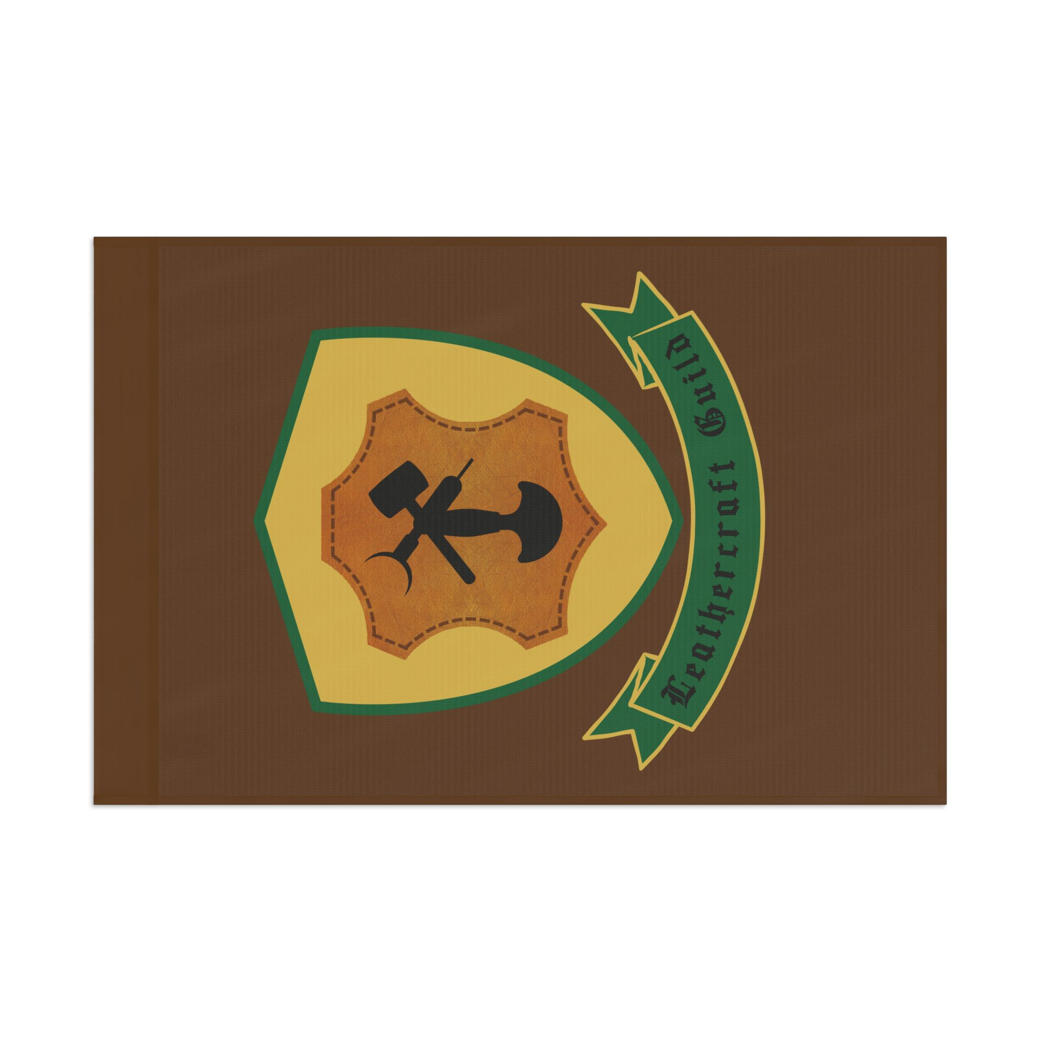 Leather Guild House Flag - Single Sided Vertical