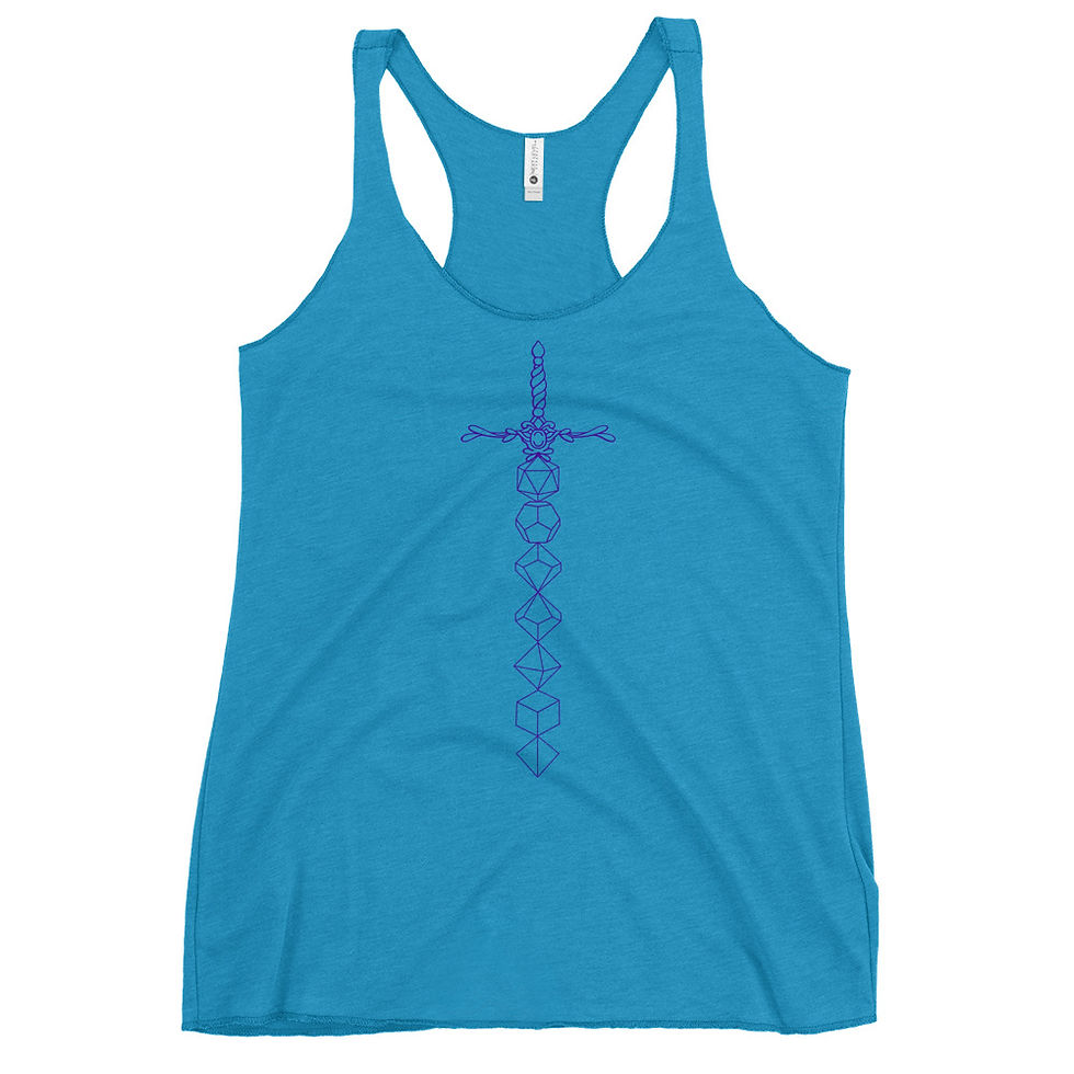 Thumbnail: Dice Sword Women's Racerback Tank