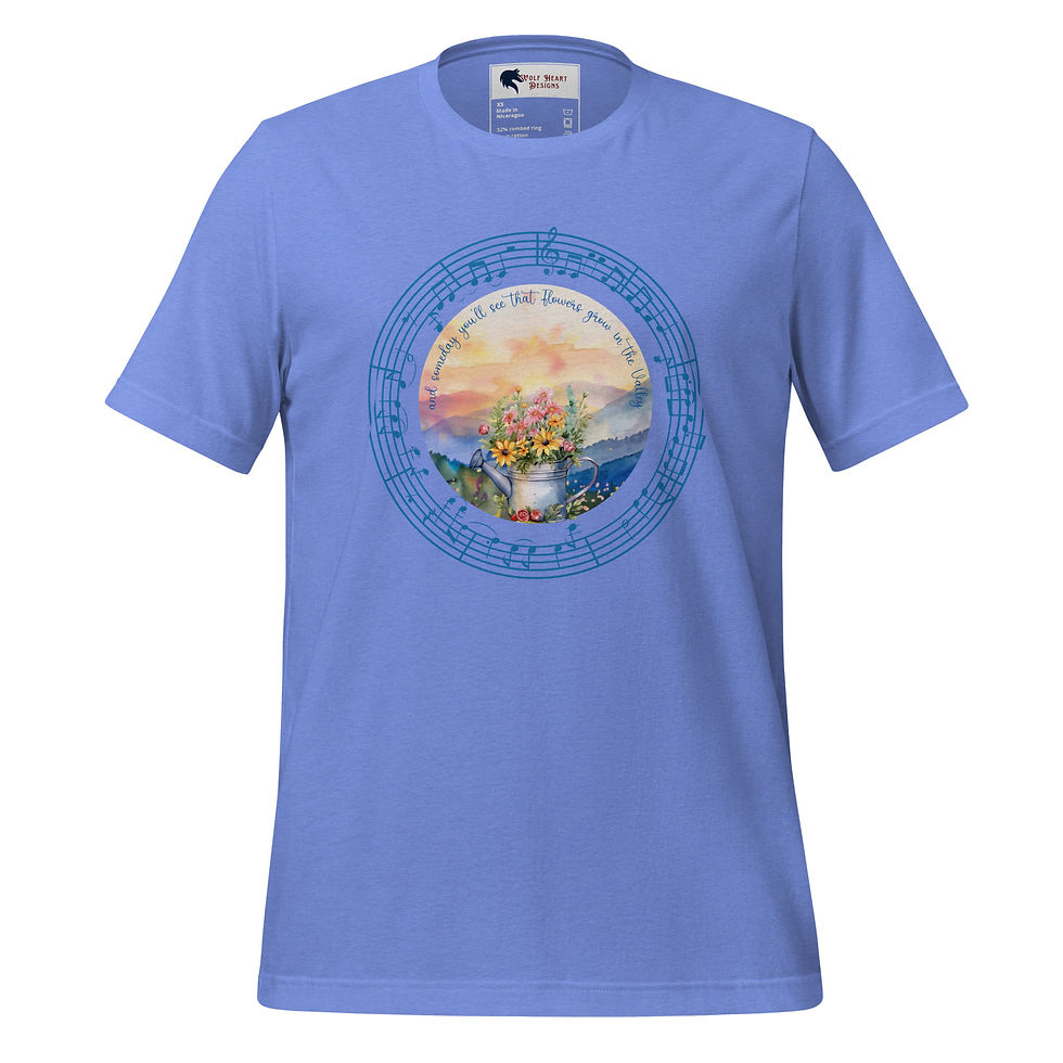 Thumbnail: Flowers Unisex t-shirt