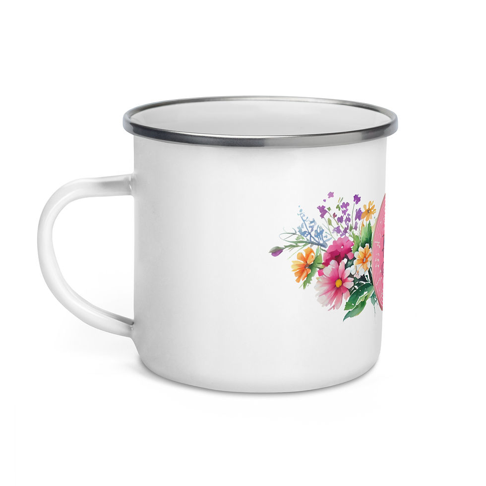 Thumbnail: Flowers Enamel Mug