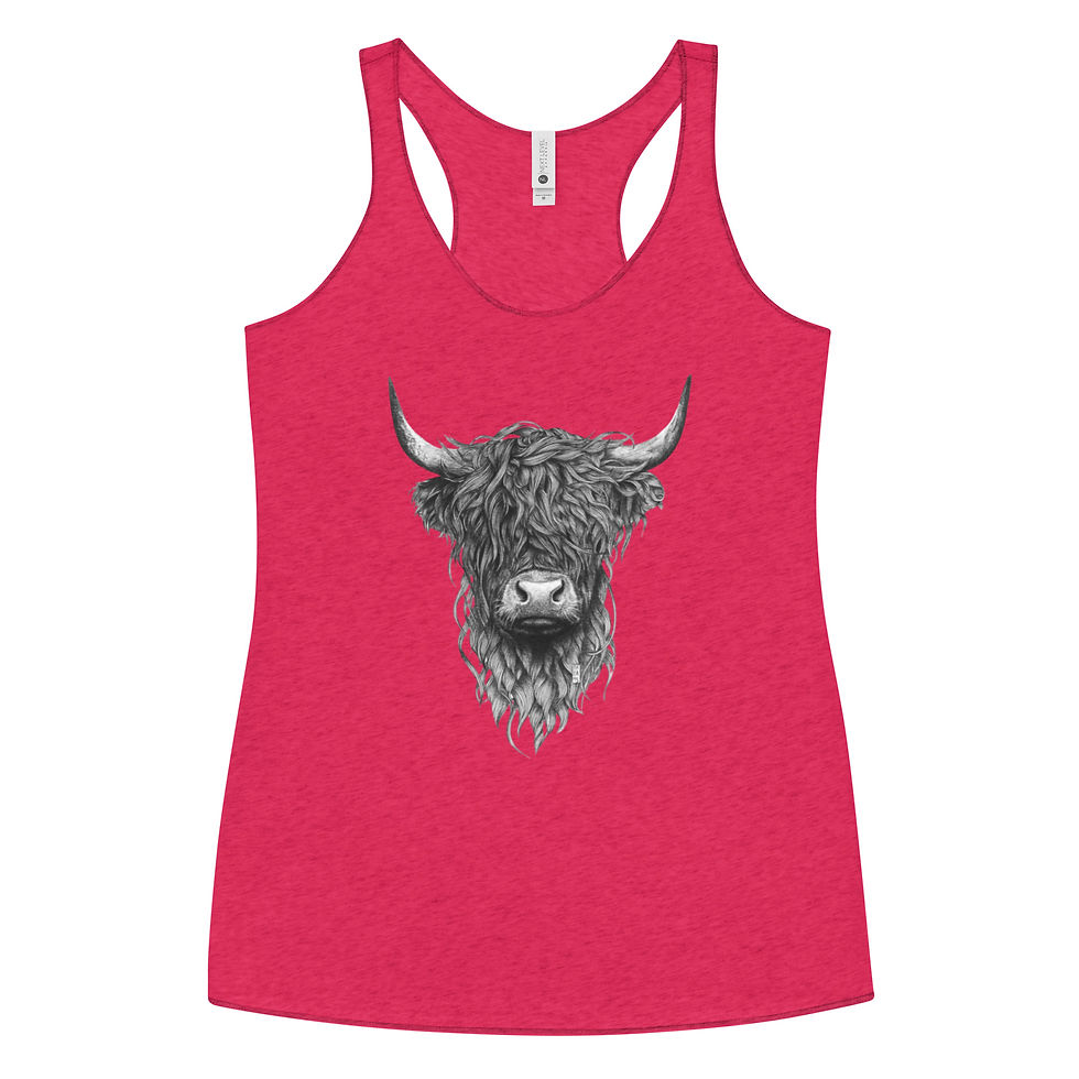 Thumbnail: Highland Coo Women's Racerback Tank