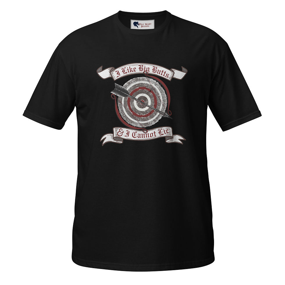 Thumbnail: I Like Big Butts Archery Short-Sleeve Unisex T-Shirt