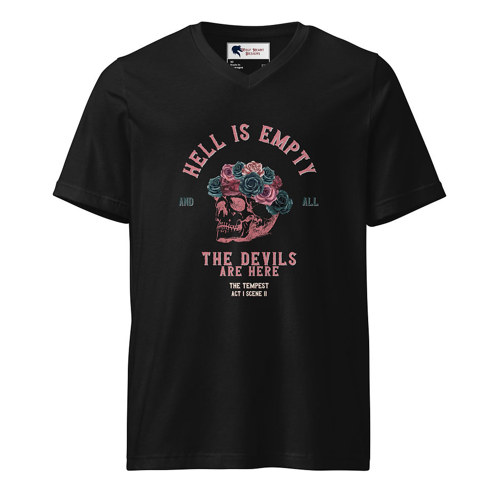 Thumbnail: Hell is Empty V-Neck T-Shirt