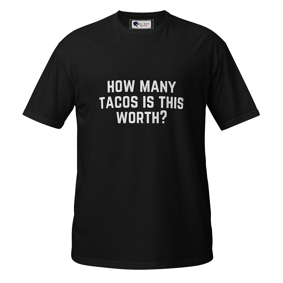 How many Tacos is this worth Short-Sleeve Unisex T-Shirt