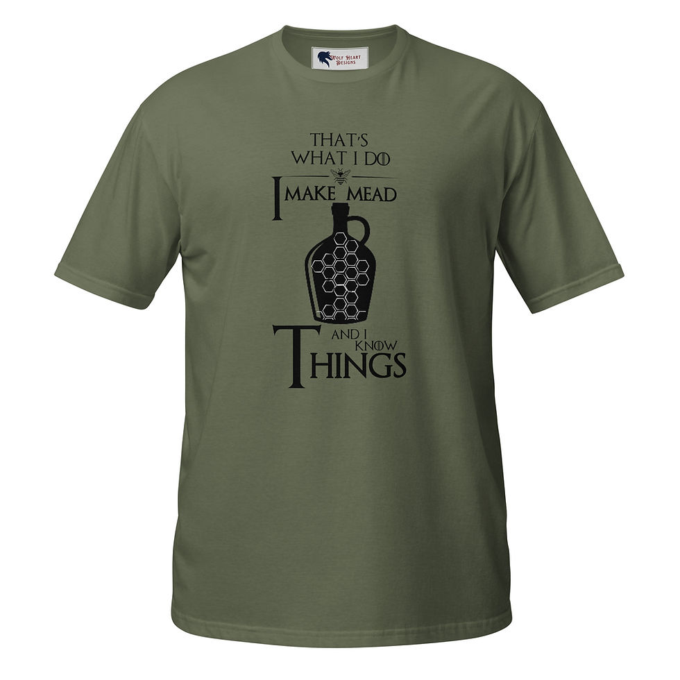 Thumbnail: Make Mead & Know Things (B) Short-Sleeve Unisex T-Shirt