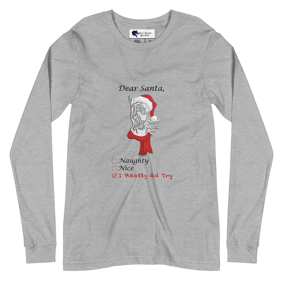 Thumbnail: Dear Santa Unisex Long Sleeve Tee
