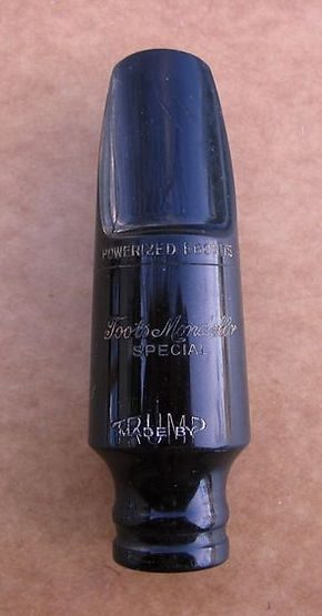Toots Mondello tenor mouthpiece Trump Nicolas Trefeil sax saxophone museum musee bec