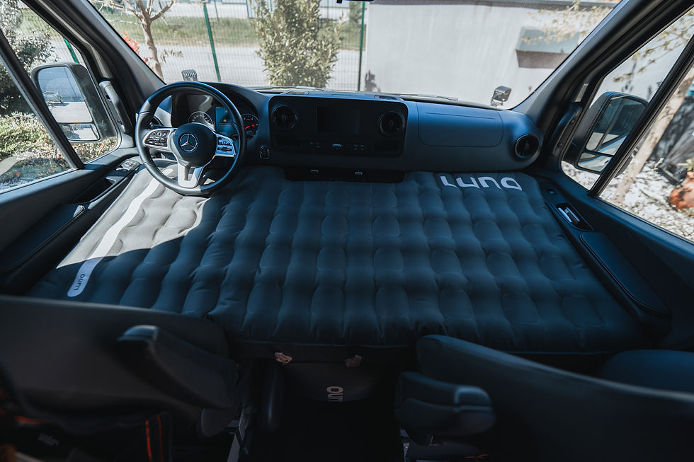 Matelas de cabine avant pour fourgon Luno