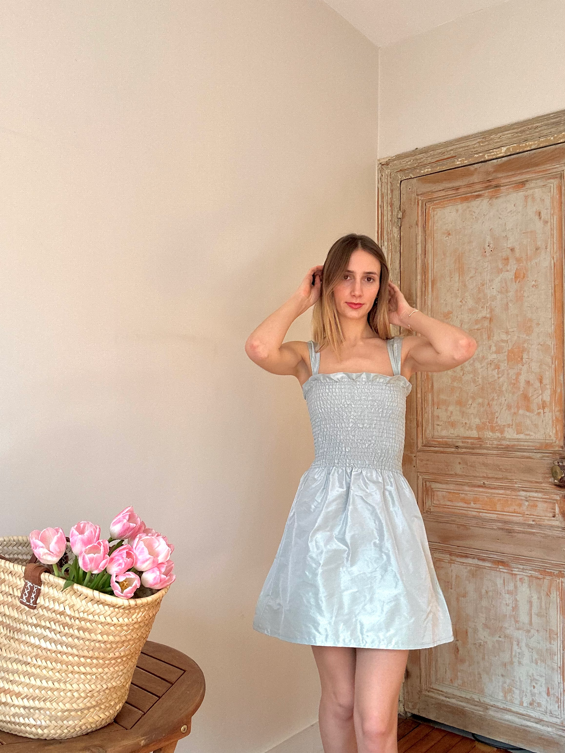 Marie Dress Ballet Blue