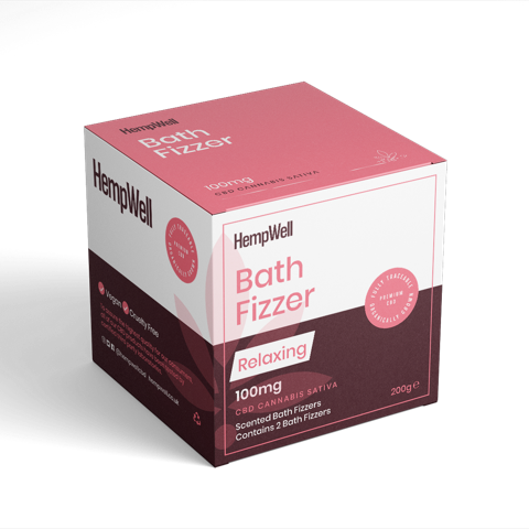 פצצת אמבט CBD | פריחת הדובדבן היפנית | 100 מ"ג CBD