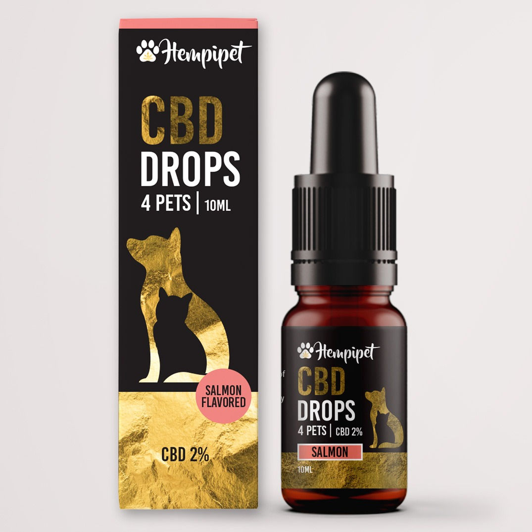 שמן CBD - סלמון לחיות מחמד של Hempipet