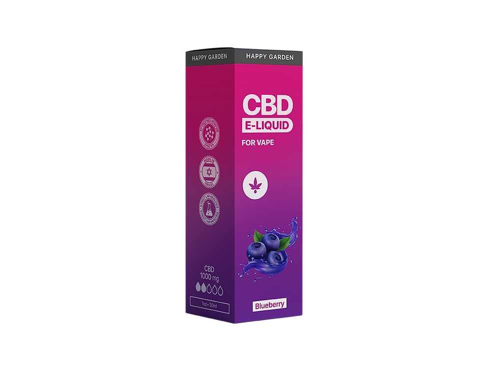 תמונה ממוזערת: נוזל אידוי CBD בטעם אוכמניות | 1000 מ"ג | בקבוק 30 מ"ל