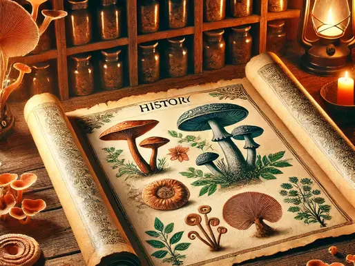 ההיסטוריה של פטריות המרפא