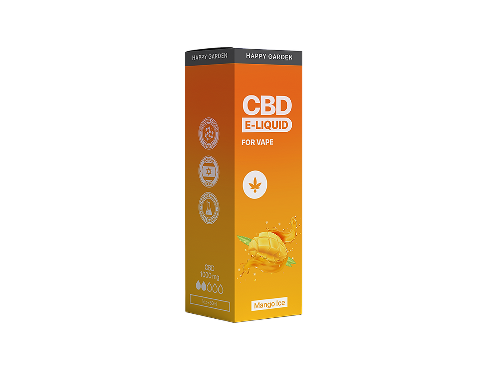 תמונה ממוזערת: נוזל אידוי CBD בטעם מנגו | 1000 מ"ג | בקבוק 30 מ"ל