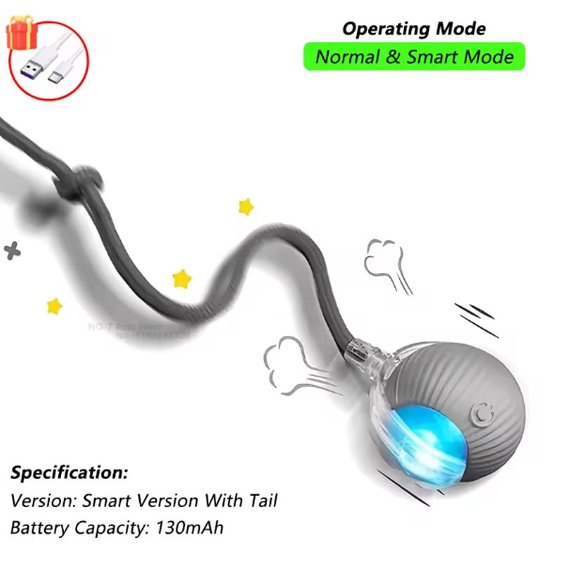 Thumbnail: Cat toys cat smart cat balls to help relieve boredom kitten avoid toys pet elect
