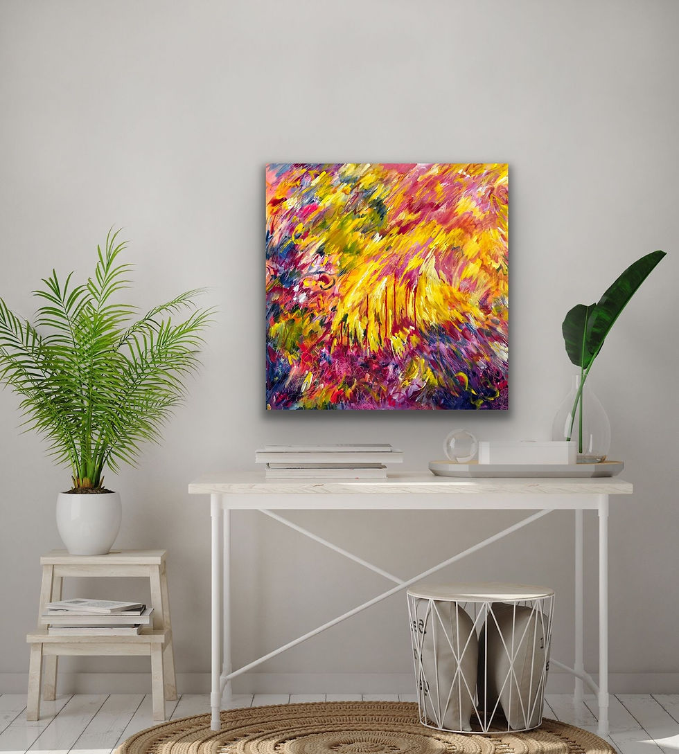 The sun did its best