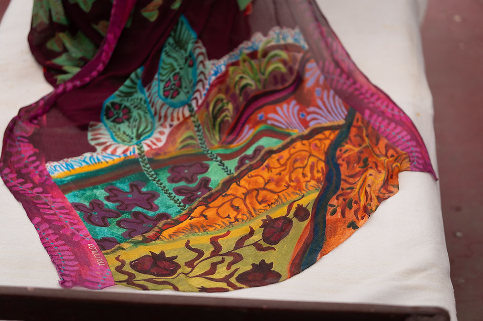 Thumbnail: Mint Brocade Saree