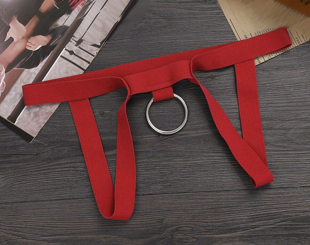 Open Crotch Bikini Jockstrap With Metal Cock Ring (2005)