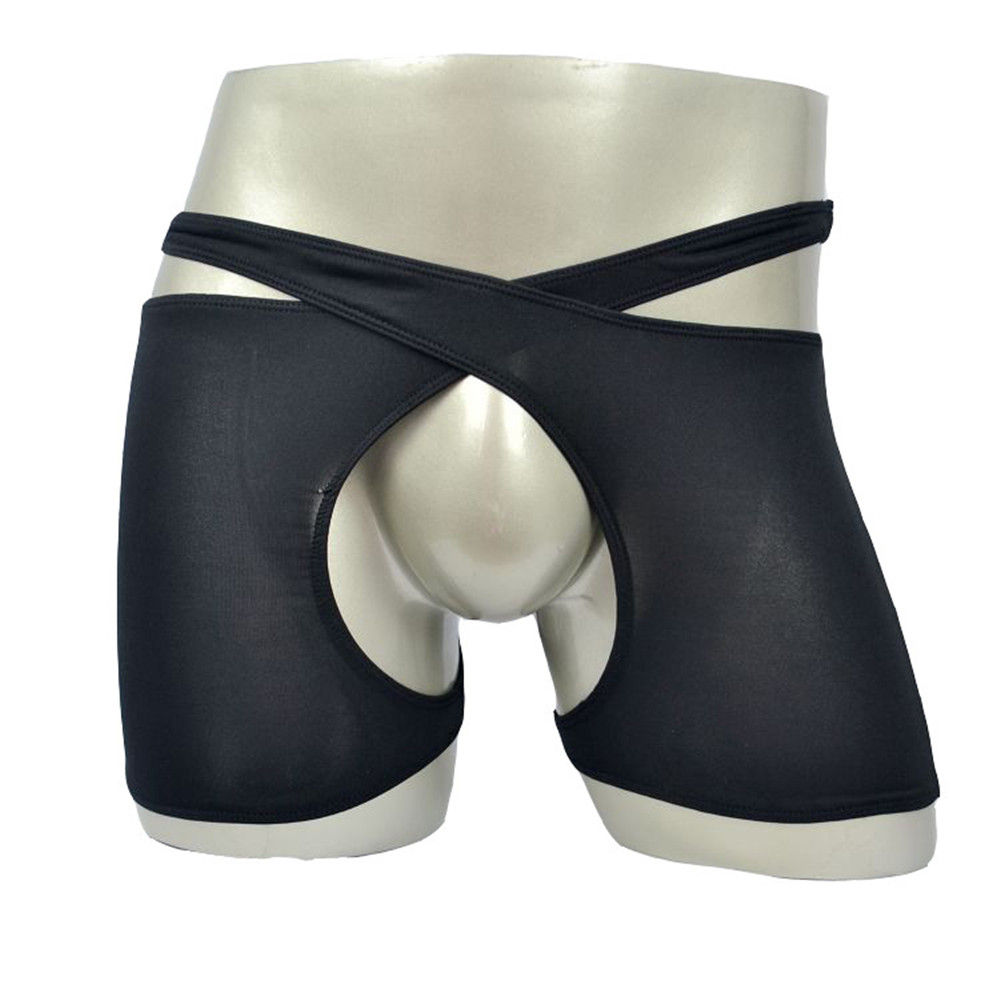 Open Crotch Boxer Shorts (2214)