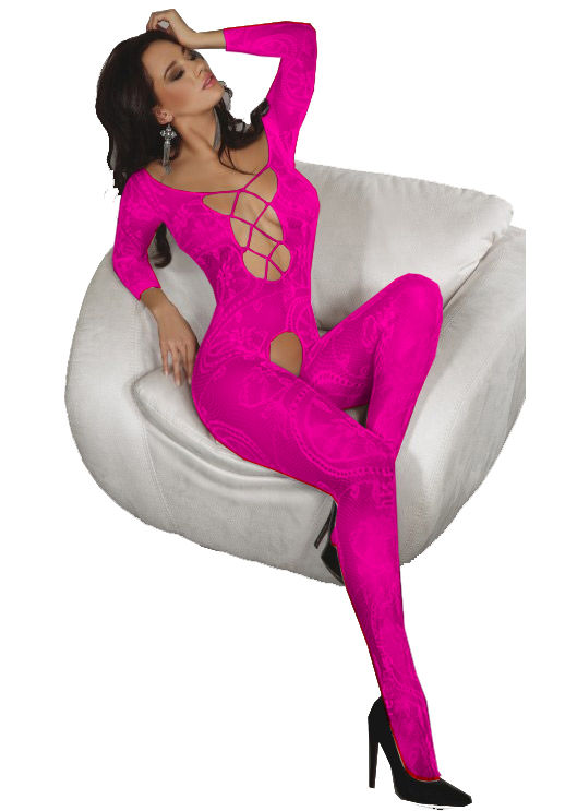 Open Crotch Fishnet Bodystocking (Q517A)
