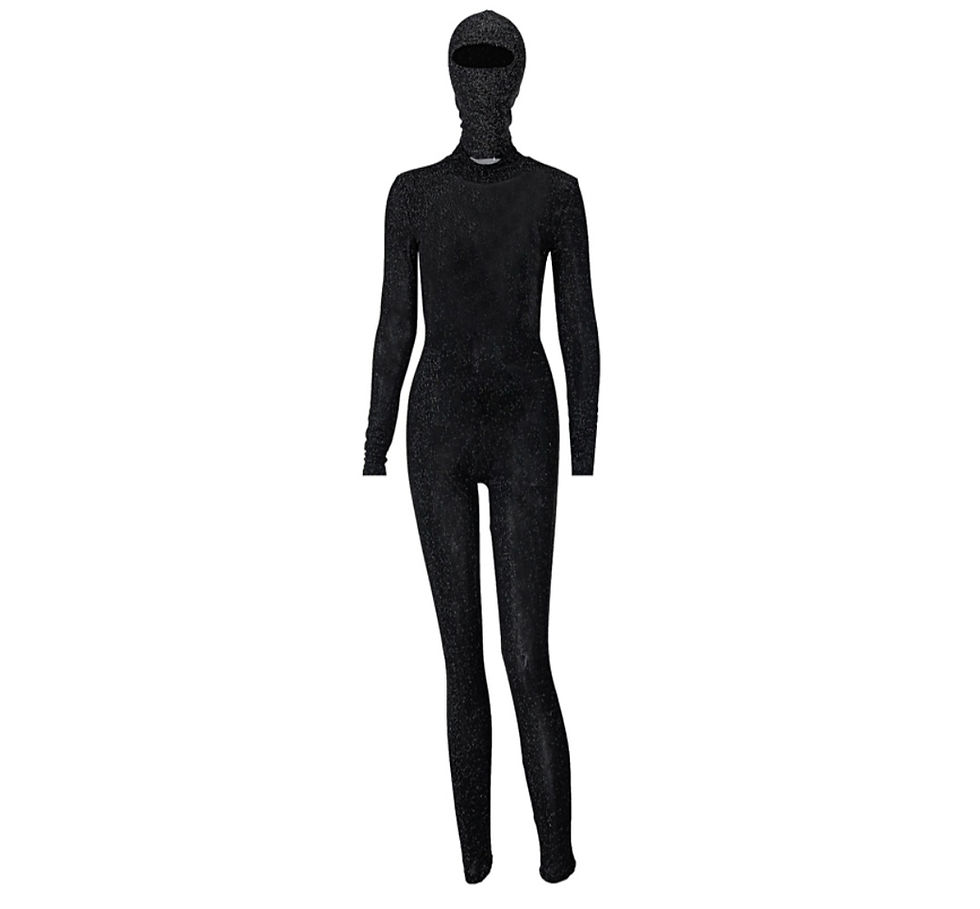 Thumbnail: Full Length Backless Bodysuit (4014)