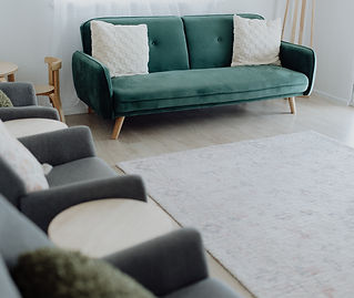 Welcoming reception area at Making Change Psychology, designed to provide a calm and professional environment for clients.