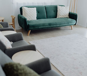 Welcoming reception area at Making Change Psychology, designed to provide a calm and professional environment for clients