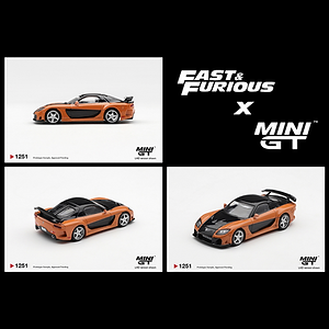 Mini GT 1:64 Mazda RX-7 VeilSide Fortune Fast and the Furious Tokyo Drift - Han