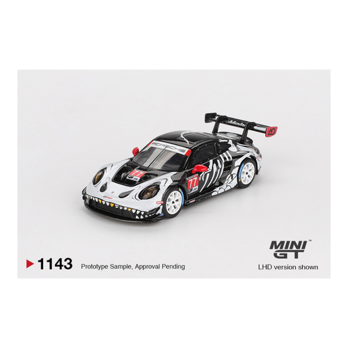 Mini GT 1:64 Porsche 911 GT3 R #77 AO Racing 2025 IMSA Petit Le
