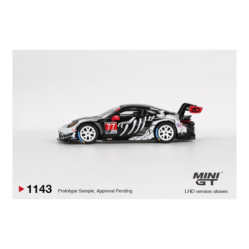 Mini GT 1:64 Porsche 911 GT3 R #77 AO Racing 2025 IMSA Petit Le