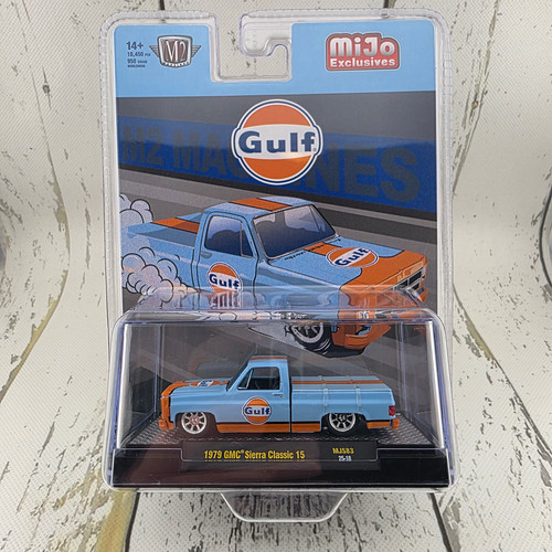 M2 1979 GMC シエラクラシック15カスタム　- ガルフ(チェイスカー) M2 1979 GMC SIERRA CLASSIC 15 CUSTOM GULF 1/64 LIGHT BLUE