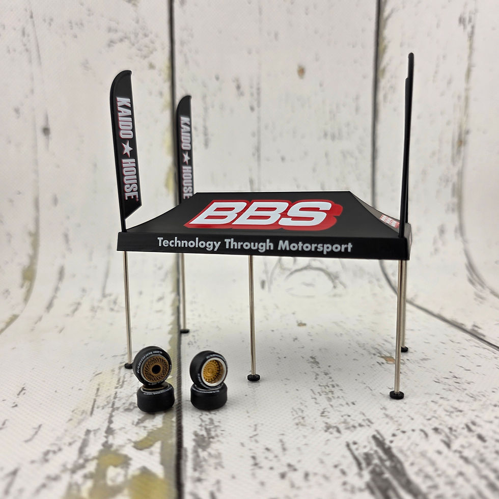 Kaido House x Mini GT 1:64 Kaido House BBS Tent V1