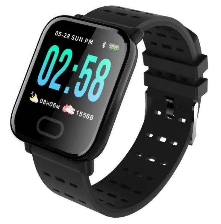 Thumbnail: A6 okosóra pulzusméréssel, vérnyomás méréssel, lépésszámlálóval