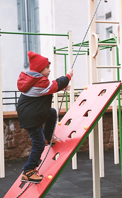 Kid Playing Outdoor
