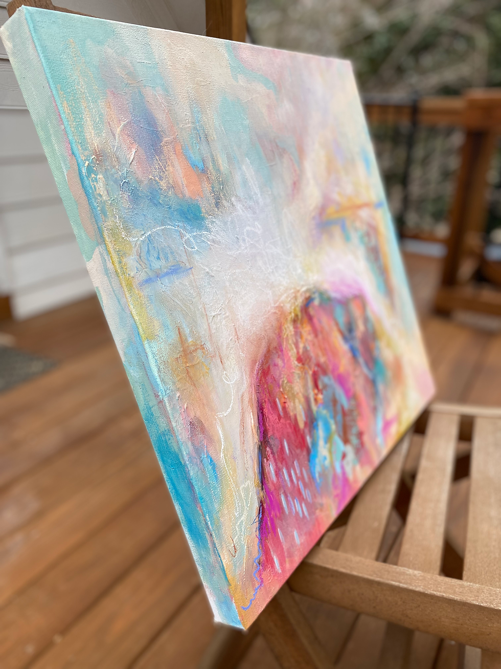 Thumbnail: Abstract Inner Landscape Original Painting