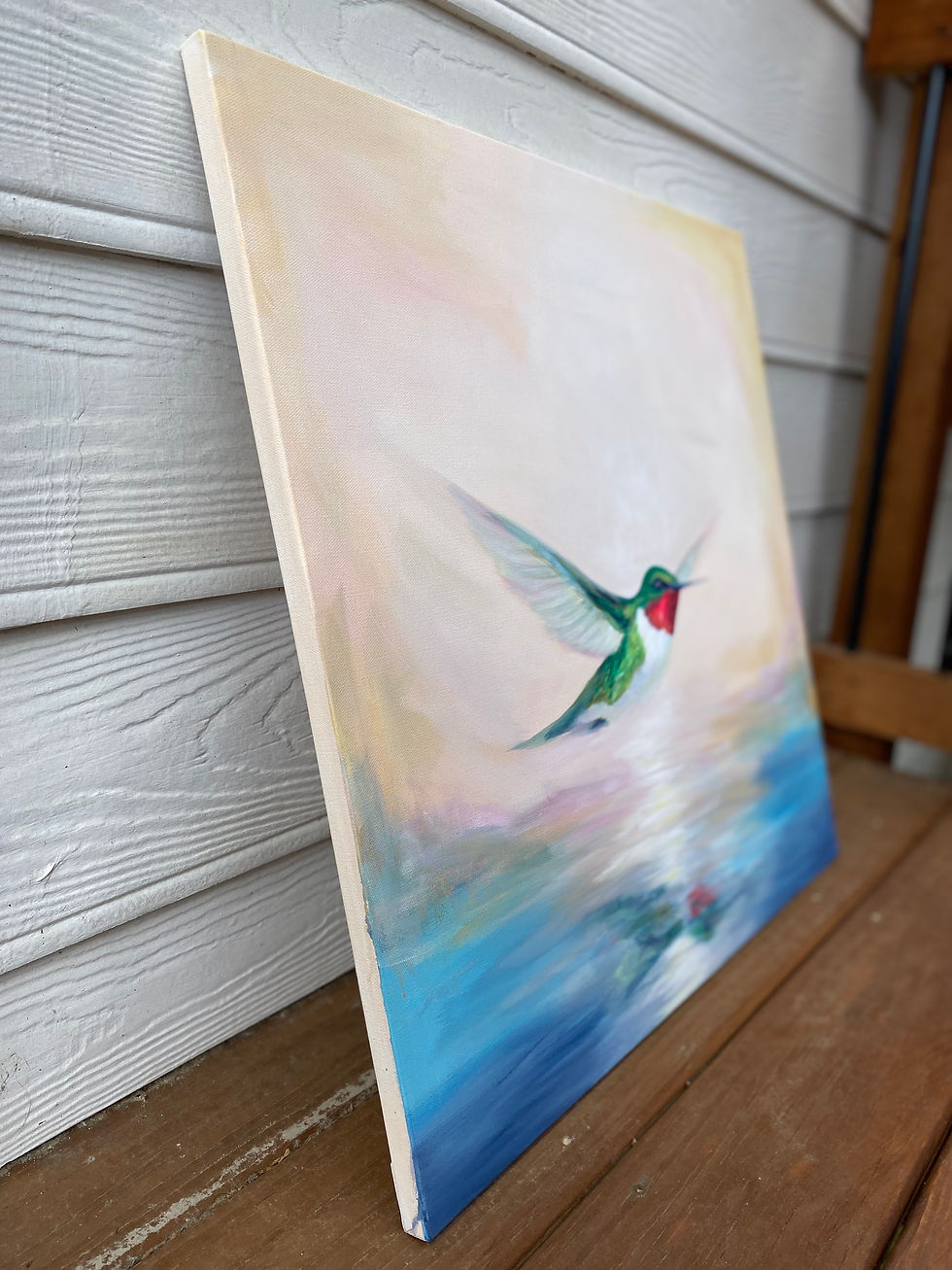 Thumbnail: Reflections in Flight Original Painting 24x24