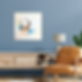 deer painting interior decor wall art