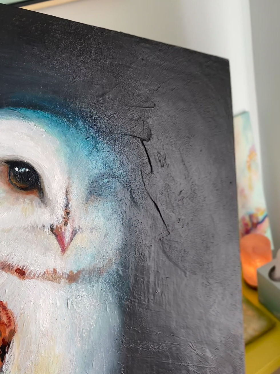 Thumbnail: Shadow Work Owl Original Painting 10x10