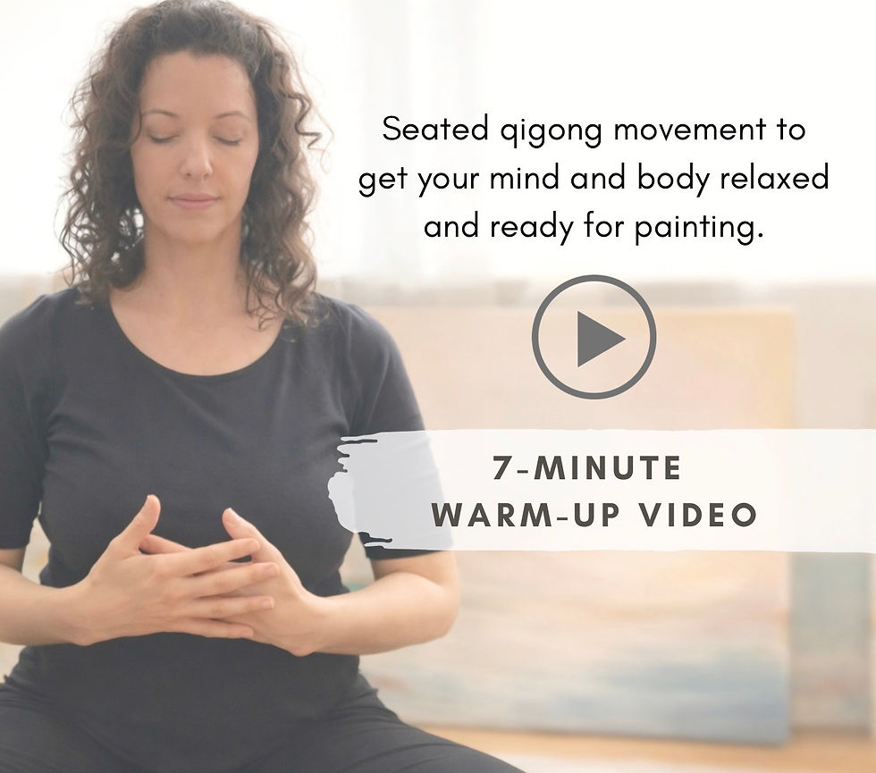 Gentle, seated qigong movement video